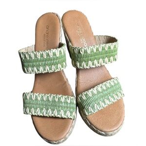 Andre Assous Wedge Woven Sandals